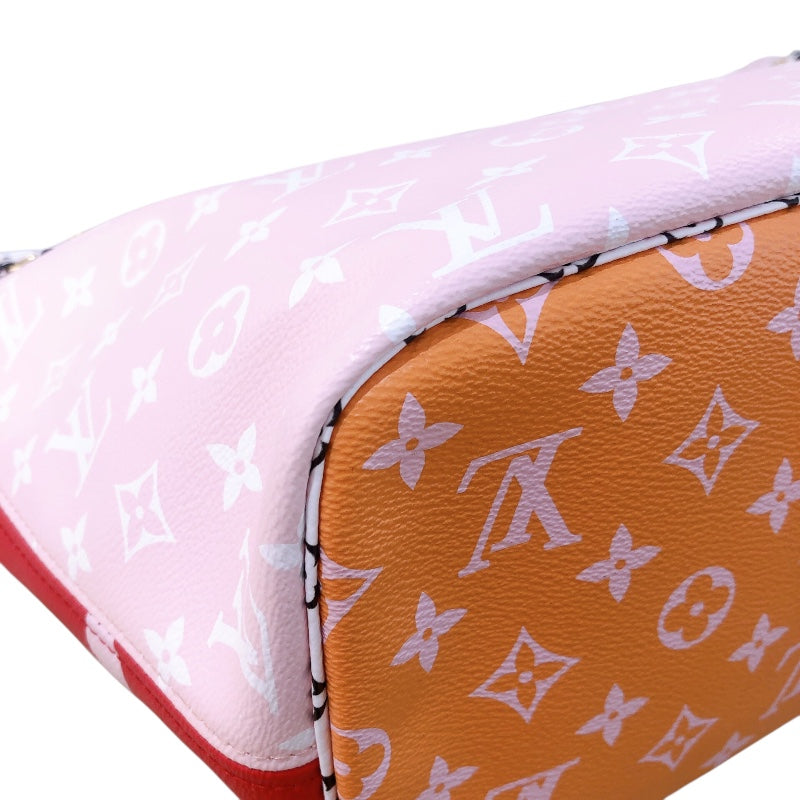 ルイ・ヴィトン LOUIS VUITTON ネヴァーフルMM M44567 レッド モノグラム・ジャイアント レディース トートバッグ