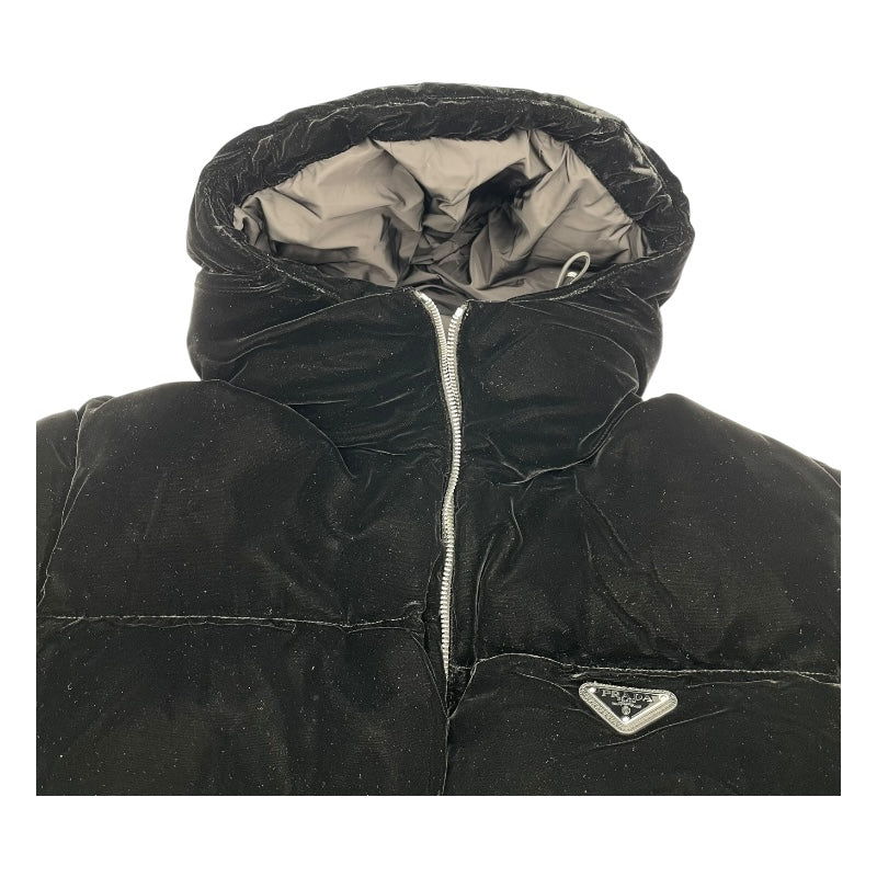 プラダ PRADA トライアングルロゴダウンジャケット 292214 ブラック ダウン レディース ダウンジャケット
