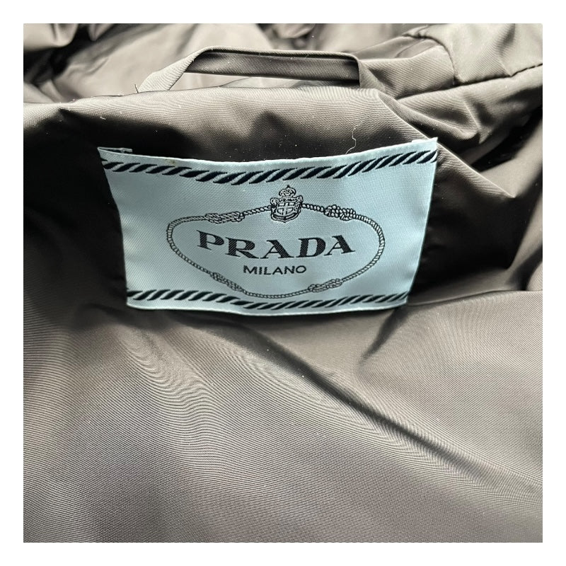 プラダ PRADA トライアングルロゴダウンジャケット 292214 ブラック ダウン レディース ダウンジャケット