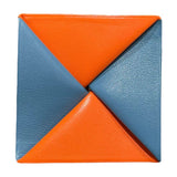 エルメス HERMES ズールー □C刻 オレンジ　ブルージーン ガリバー レディース コインケース