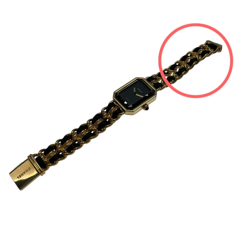 CHANEL シャネル プルミエールM 腕時計 GP H0001 クオーツ