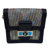 ルイ・ヴィトン LOUIS VUITTON ドーフィーヌMINI M68619 グレー×ブラック シルバー金具 モノグラム・LVポップ レディース ショルダーバッグ