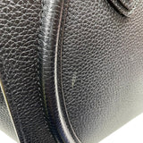 セリーヌ CELINE ラゲージ マイクロショッパー 189793 ブラック×SV金具 ドラムドカーフ レディース ハンドバッグ