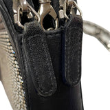 シャネル CHANEL ボーイシャネル チェーンウォレット A84069 23番台 ブラック シルバー金具 カーフ/ラインストーン レディース ショルダーバッグ