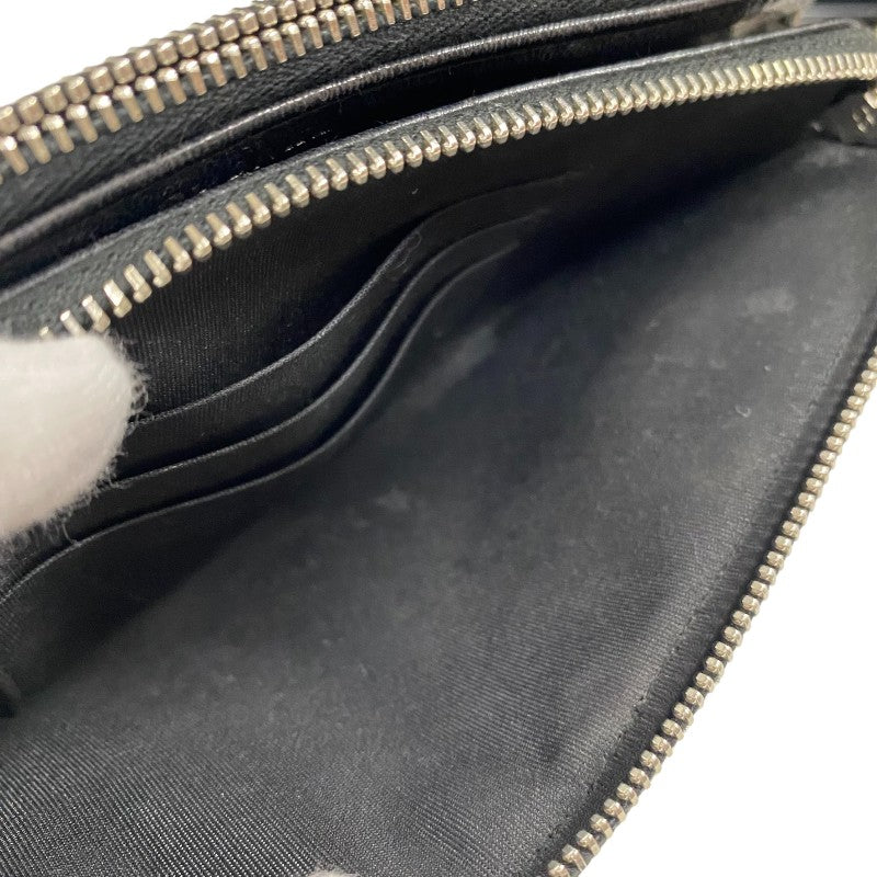 シャネル CHANEL ボーイシャネル チェーンウォレット A84069 23番台 ブラック シルバー金具 カーフ/ラインストーン レディース ショルダーバッグ