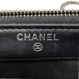 シャネル CHANEL ボーイシャネル チェーンウォレット A84069 23番台 ブラック シルバー金具 カーフ/ラインストーン レディース ショルダーバッグ