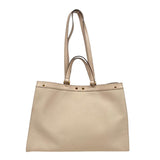 フェンディ FENDI ピーカブー エックストート 8BH374 ベージュ キャンバス/ジャガード レディース トートバッグ