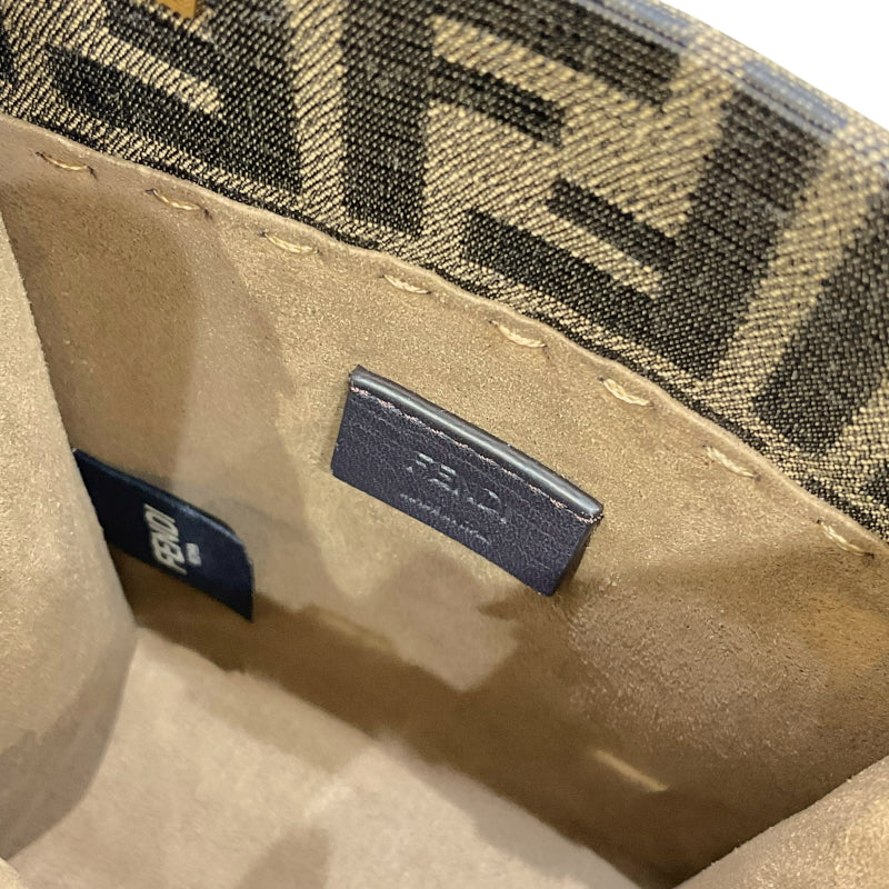 フェンディ FENDI ミニ サンシャインショッパー 8BS051 ブラウン ズッカキャンバス/レザー レディース ハンドバッグ