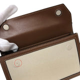 バーバリーロンドン  BURBERRY LONDON ベビータイトルポケットバッグ 8014611 ブラウン レザー/キャンバス レディース ショルダーバッグ