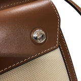 バーバリーロンドン  BURBERRY LONDON ベビータイトルポケットバッグ 8014611 ブラウン レザー/キャンバス レディース ショルダーバッグ