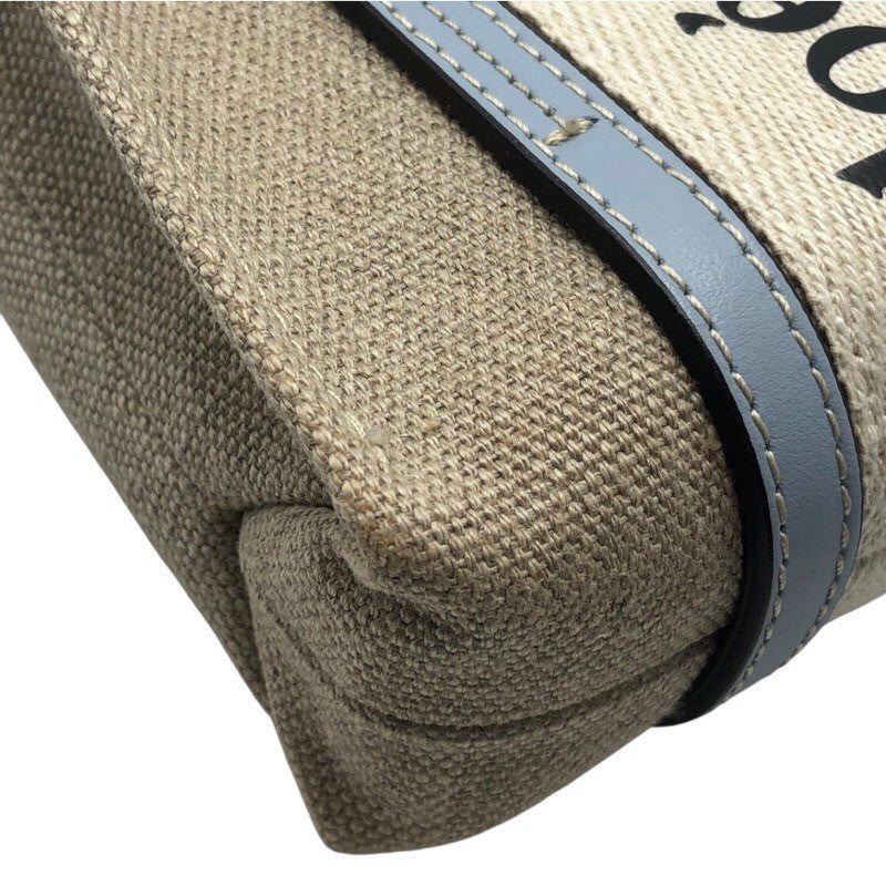クロエ Chloe ウッディミニトート CHC22AP237I26 リネン レディース ショルダーバッグ
