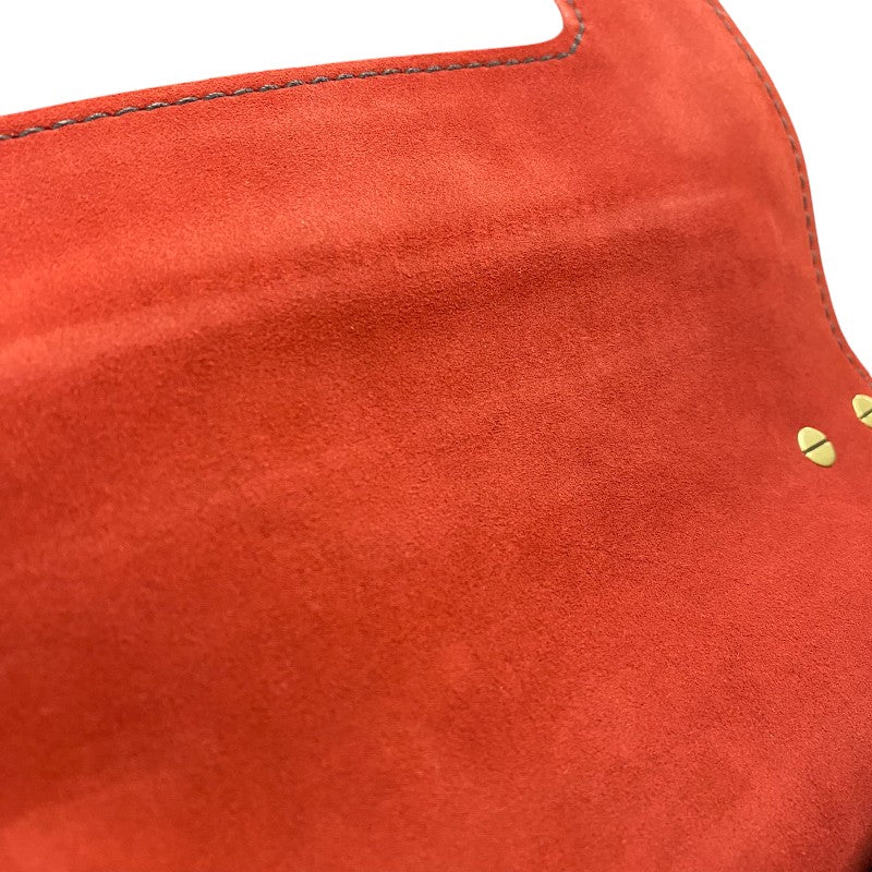 クリスチャン・ディオール Christian Dior J’ADIOR フラップバッグ レッド カーフレザー レディース ショルダーバッグ