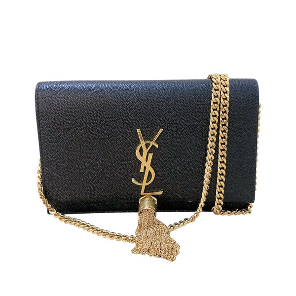 サンローラン SAINT LAURENT ケイトチェーンウォレット 452159 グレインカーフ レディース ショルダーバッグ
