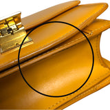 セリーヌ CELINE クラシックボックス スモール 189183 オレンジ ゴールド金具 ボックスカーフ レディース ショルダーバッグ