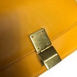 セリーヌ CELINE クラシックボックス スモール 189183 オレンジ ゴールド金具 ボックスカーフ レディース ショルダーバッグ