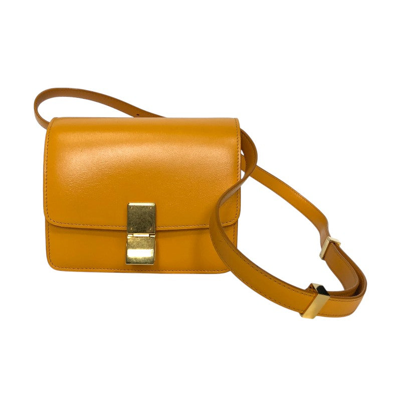 箱無しリピーター様マリアブラック　senorita 20 ゴールド　新品 セリーヌ CELINE クラシックボックス スモール 189183 オレンジ