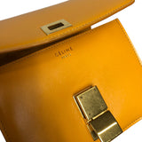 セリーヌ CELINE クラシックボックス スモール 189183 オレンジ ゴールド金具 ボックスカーフ レディース ショルダーバッグ