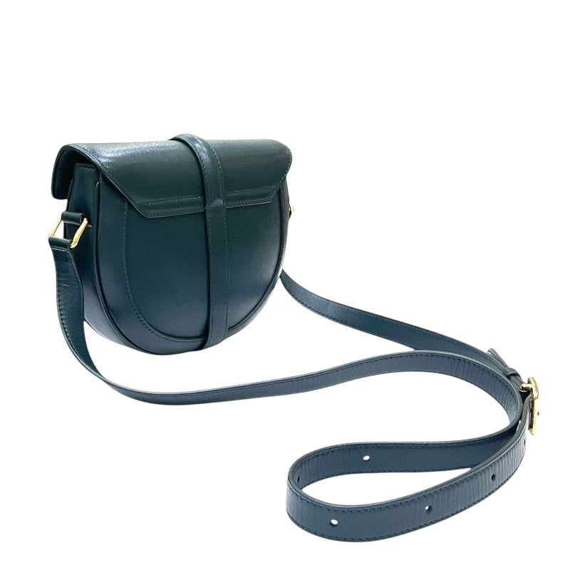 セリーヌ CELINE スモール ブザス 16 セーズ 188013 グリーン ボックスカーフ レディース ショルダーバッグ