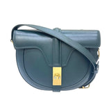 セリーヌ CELINE スモール ブザス 16 セーズ 188013 グリーン ボックスカーフ レディース ショルダーバッグ