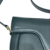セリーヌ CELINE スモール ブザス 16 セーズ 188013 グリーン ボックスカーフ レディース ショルダーバッグ