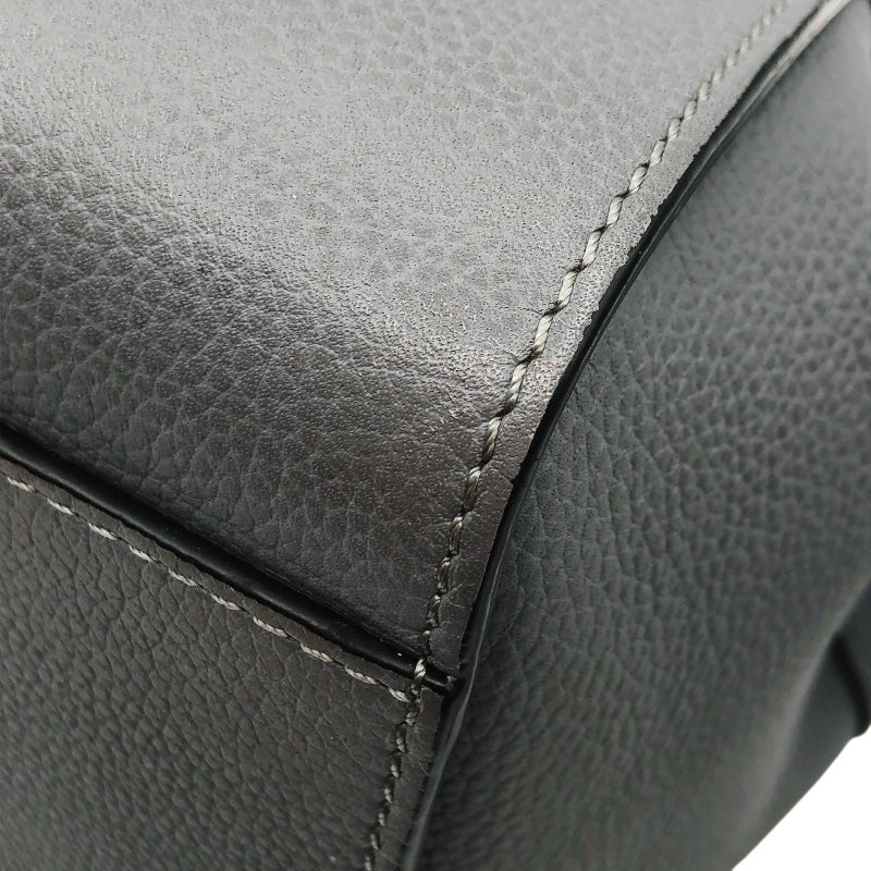 ロエベ LOEWE ハンモック ドローストリングミニ グレー カーフ レディース ショルダーバッグ