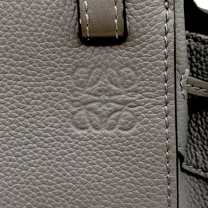 ロエベ LOEWE ハンモック ドローストリングミニ グレー カーフ レディース ショルダーバッグ