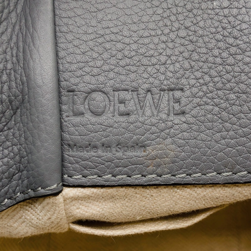 ロエベ LOEWE ハンモック ドローストリングミニ グレー カーフ レディース ショルダーバッグ