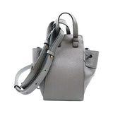 ロエベ LOEWE ハンモック ドローストリングミニ グレー カーフ レディース ショルダーバッグ