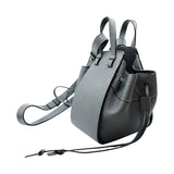 ロエベ LOEWE ハンモック ドローストリングミニ グレー カーフ レディース ショルダーバッグ
