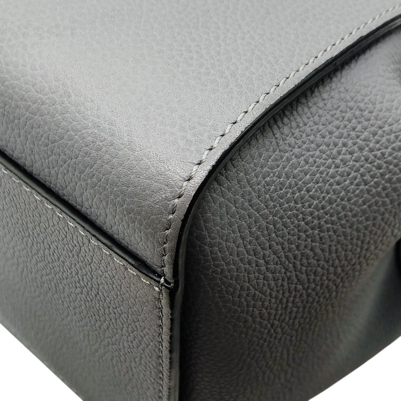 ロエベ LOEWE ハンモック ドローストリングミニ グレー カーフ レディース ショルダーバッグ