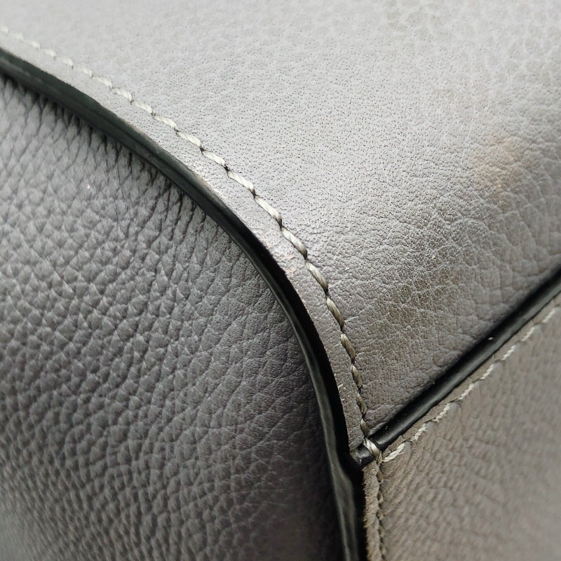 ロエベ LOEWE ハンモック ドローストリングミニ グレー カーフ レディース ショルダーバッグ