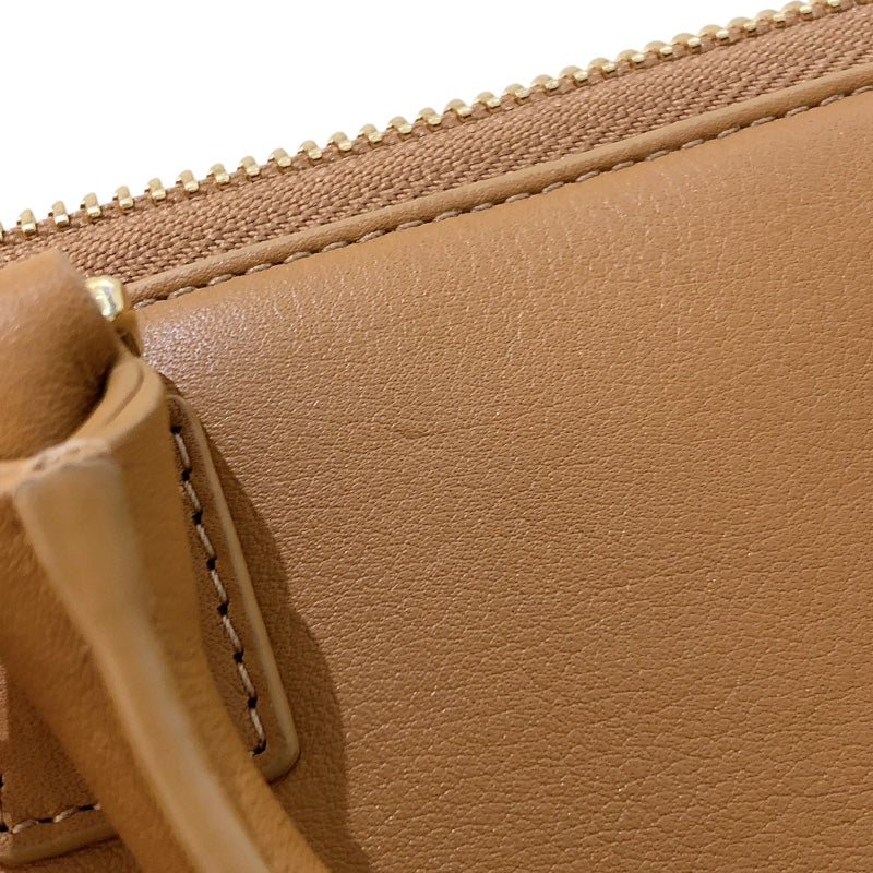 ロエベ LOEWE アマソナポーチ C039U10X01 ナチュラル/GD金具 カーフ レディース ポーチ