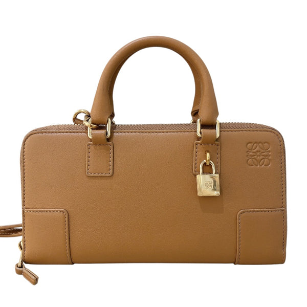 ロエベ LOEWE アマソナポーチ C039U10X01 ナチュラル/GD金具 カーフ レディース ポーチ