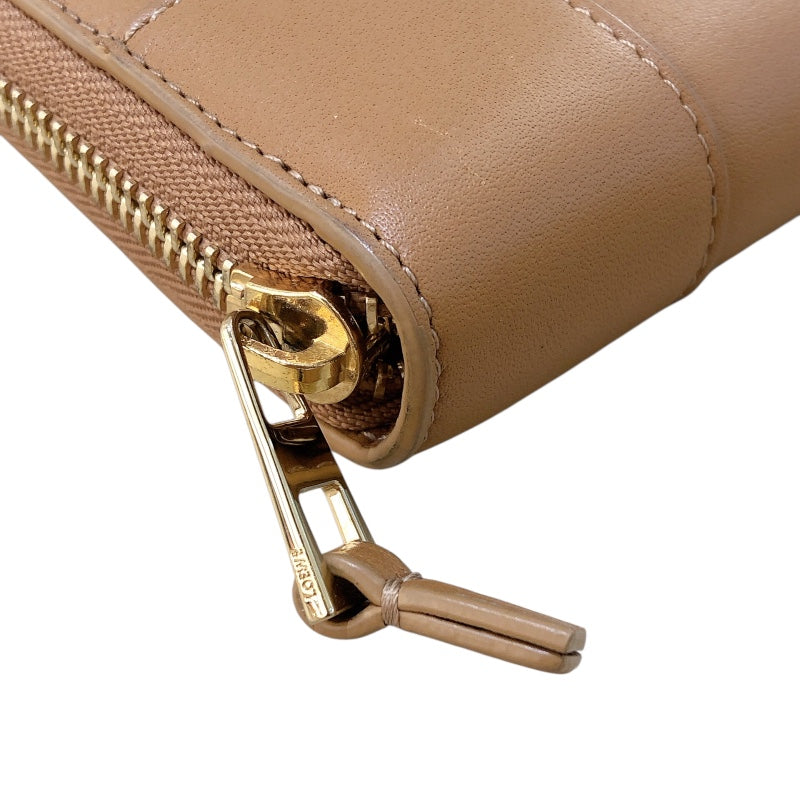 ロエベ LOEWE アマソナポーチ C039U10X01 ナチュラル/GD金具 カーフ レディース ポーチ