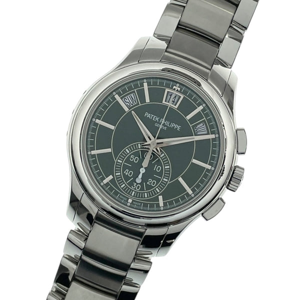 パテック・フィリップ PATEK PHILIPPE コンプリケーション 5905/1A-001 オリーブグリーン・ソレイユ SS 自動巻き メンズ 腕時計