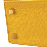 エルメス HERMES ケリー25 外縫い C刻 ジョーヌアンプル/GD金具 エプソン レディース ハンドバッグ