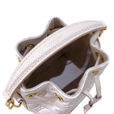 ルイ・ヴィトン LOUIS VUITTON ナノ・ノエ　サマースターダスト M81463 ベージュ モノグラム・アンプラント レディース ショルダーバッグ