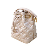 ルイ・ヴィトン LOUIS VUITTON ナノ・ノエ　サマースターダスト M81463 ベージュ モノグラム・アンプラント レディース ショルダーバッグ