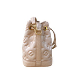 ルイ・ヴィトン LOUIS VUITTON ナノ・ノエ　サマースターダスト M81463 ベージュ モノグラム・アンプラント レディース ショルダーバッグ