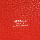 エルメス HERMES ピコタンロックGM □P刻 ルージュカザック シルバー金具 トリヨン レディース ハンドバッグ