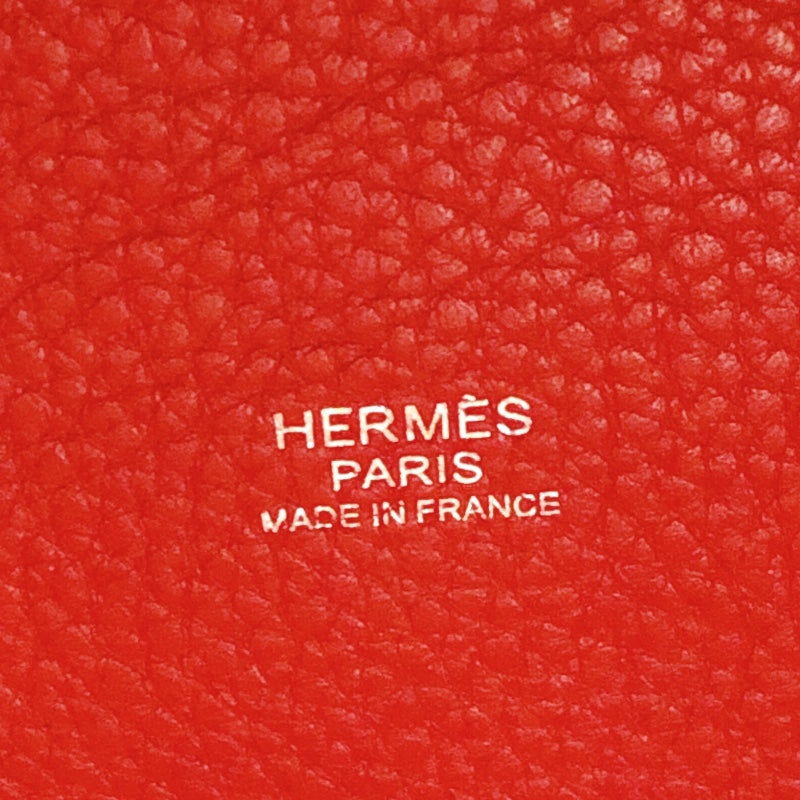 エルメス HERMES ピコタンロックGM □P刻 ルージュカザック シルバー金具 トリヨン レディース ハンドバッグ