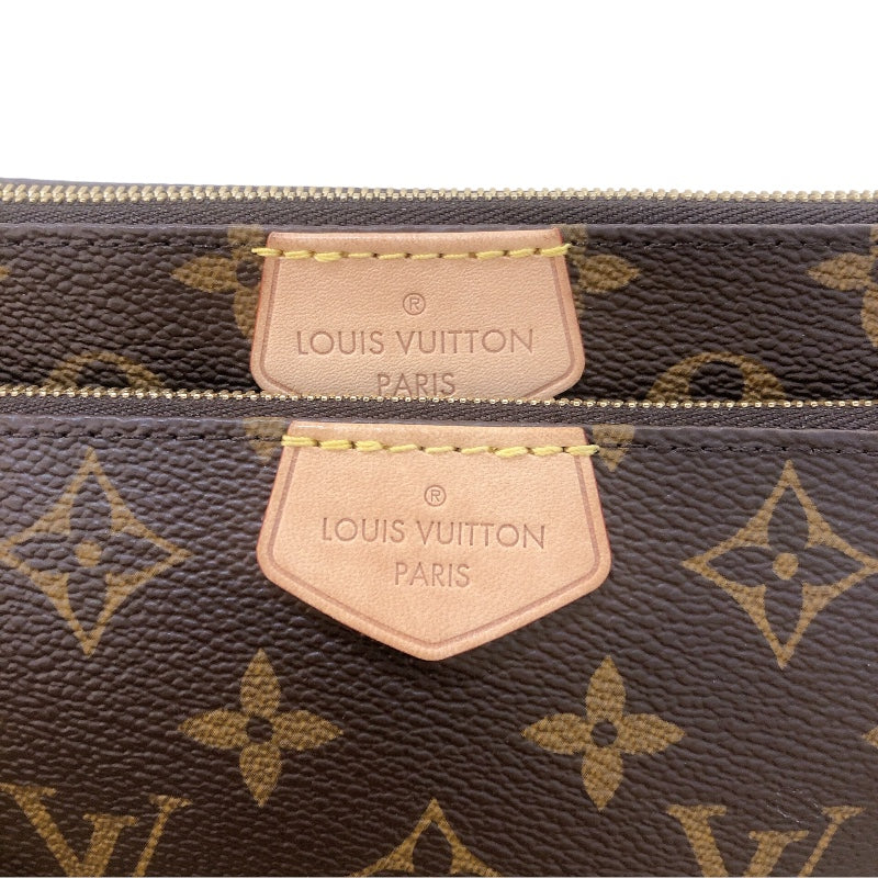 ルイ・ヴィトン LOUIS VUITTON ミュルティ・ポシェット・アクセソワール M44813 モノグラム　カーキ モノグラム レディース ショルダーバッグ