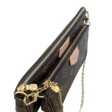 ルイ・ヴィトン LOUIS VUITTON ミュルティ・ポシェット・アクセソワール M44813 モノグラム　カーキ モノグラム レディース ショルダーバッグ