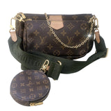 ルイ・ヴィトン LOUIS VUITTON ミュルティ・ポシェット・アクセソワール M44813 モノグラム　カーキ モノグラム レディース ショルダーバッグ