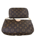 ルイ・ヴィトン LOUIS VUITTON ミュルティ・ポシェット・アクセソワール M44813 モノグラム　カーキ モノグラム レディース ショルダーバッグ