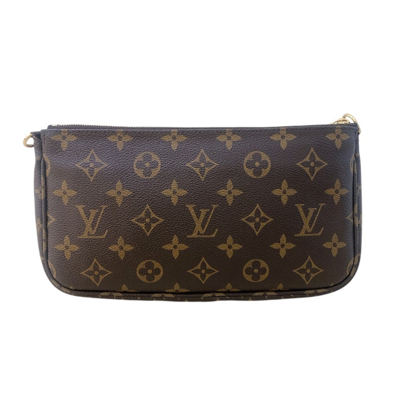 ルイ・ヴィトン LOUIS VUITTON ミュルティ・ポシェット・アクセソワール M44813 モノグラム　カーキ モノグラム レディース ショルダーバッグ