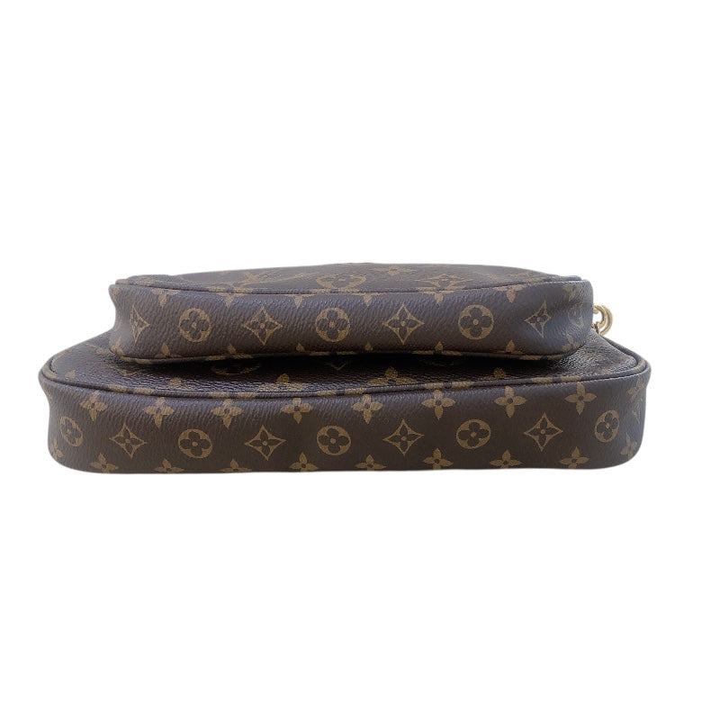 ルイ・ヴィトン LOUIS VUITTON ミュルティ・ポシェット・アクセソワール M44813 モノグラム　カーキ モノグラム レディース ショルダーバッグ