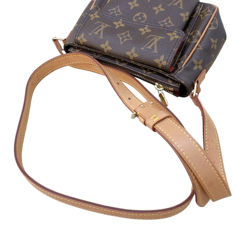 ルイ・ヴィトン LOUIS VUITTON ヴィバ・シテPM M51165 ブラウン モノグラムキャンバス レディース ショルダーバッグ