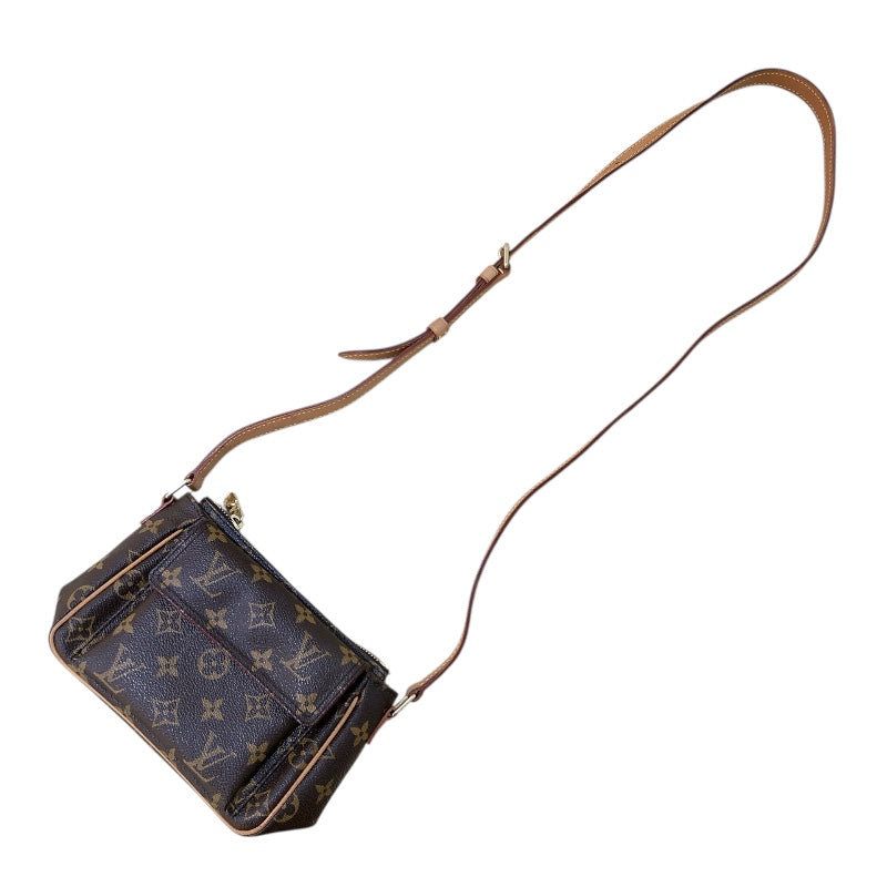 ルイ・ヴィトン LOUIS VUITTON ヴィバ・シテPM M51165 ブラウン モノグラムキャンバス レディース ショルダーバッグ