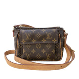 ルイ・ヴィトン LOUIS VUITTON ヴィバ・シテPM M51165 ブラウン モノグラムキャンバス レディース ショルダーバッグ